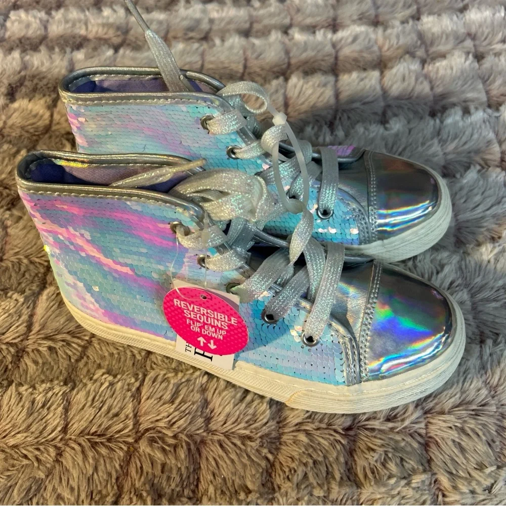 The Children Place Sequin High Top Sneakers Size 1